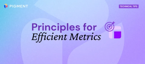 Principles for Efficient Metrics