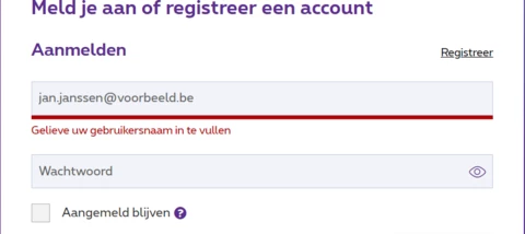 Inschrijven op het Forum