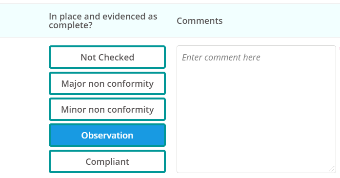 ISO answer types.