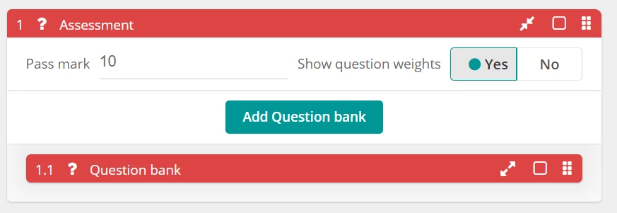 Add question bank.
