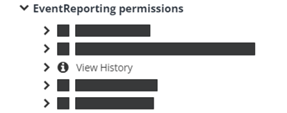 View History permission