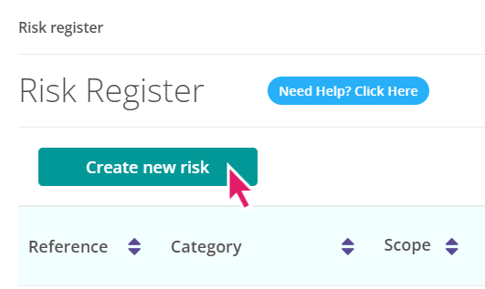 Create new risk icon.