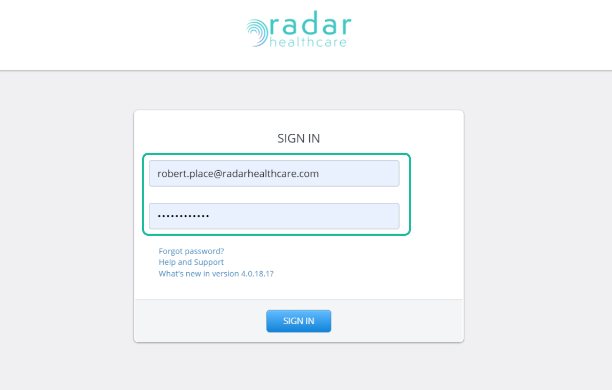 radar media login