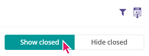 Including closed locations.