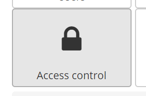 Access Control icon.