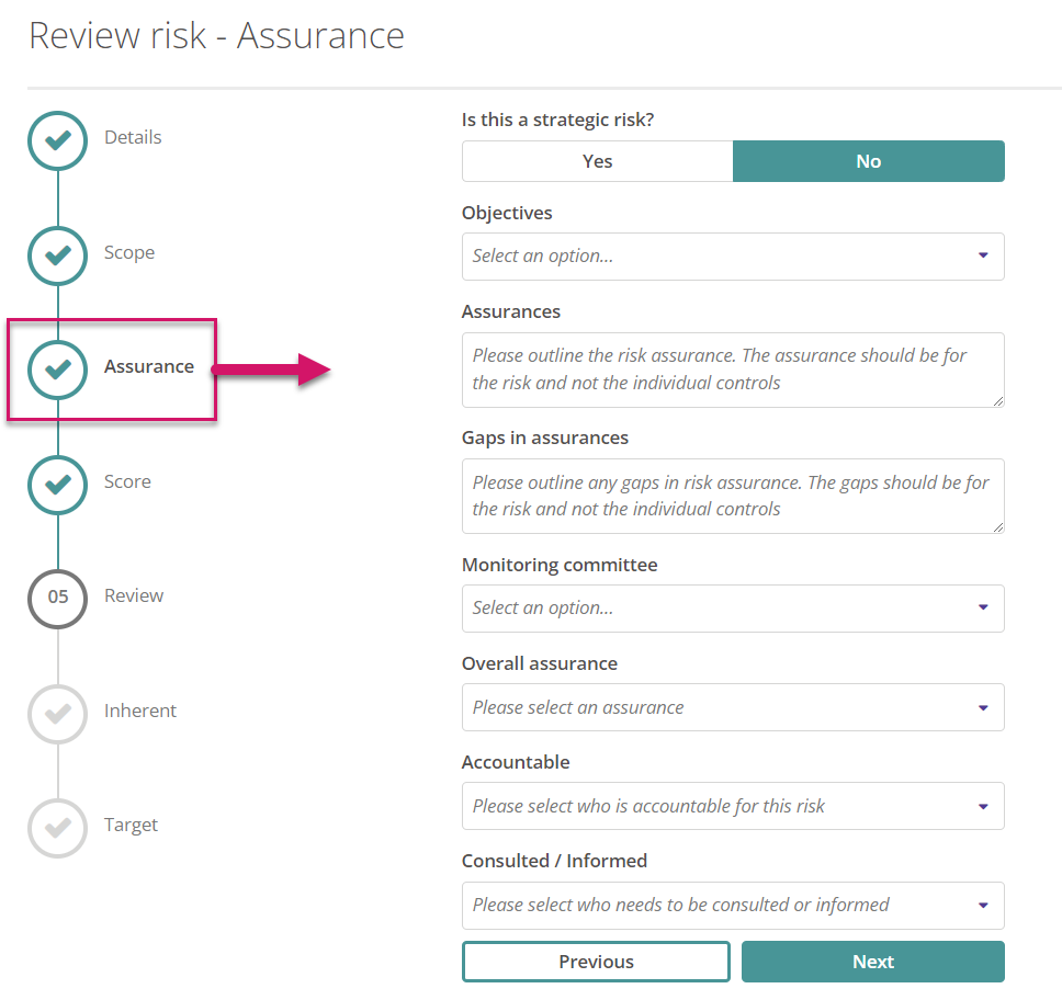 The Assurance Step