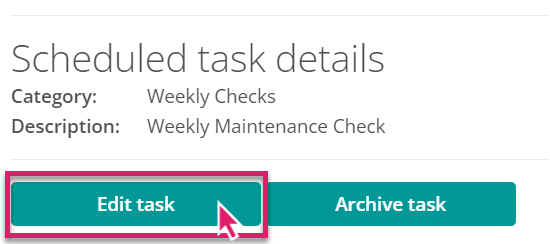 Edit a Scheduled Task 