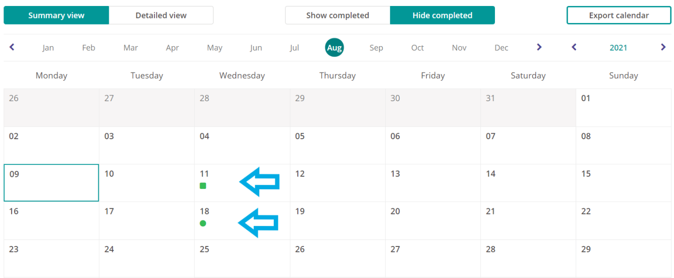Summary View.