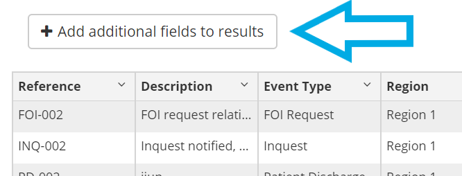 Adding additional fields to results.