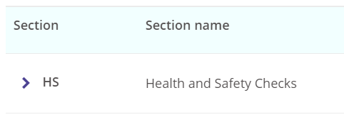 An audit section.
