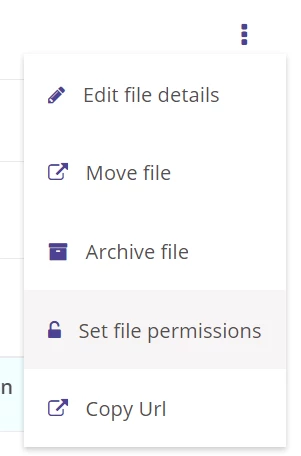 Set file permissions.