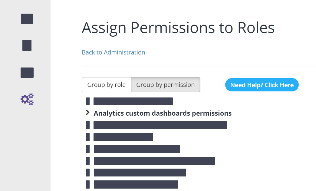 Dashboard permission.