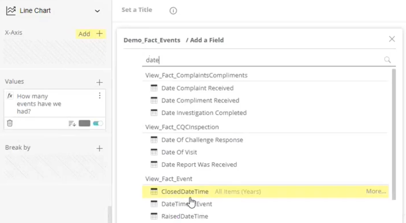 Date field being added.