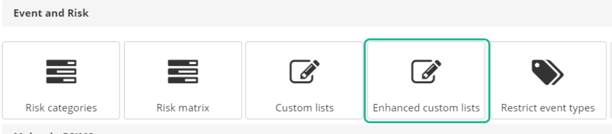 Enhanced custom list icon.