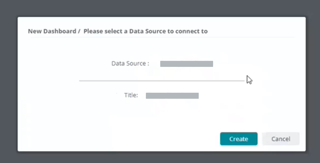 Select your data source.