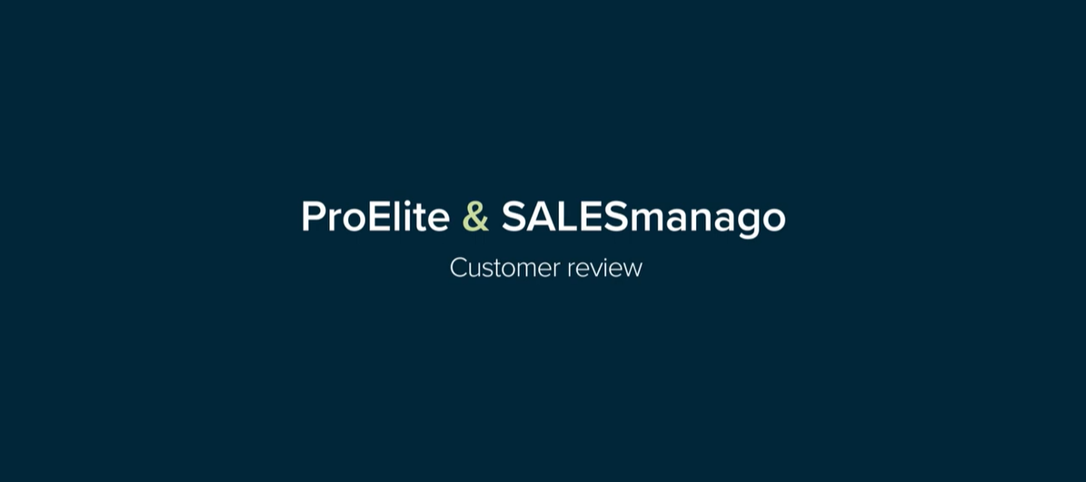 ProElite & SALESmanago - Customer Review