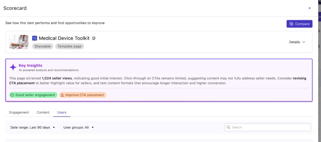 Showpad | March 2026 | Page Insights