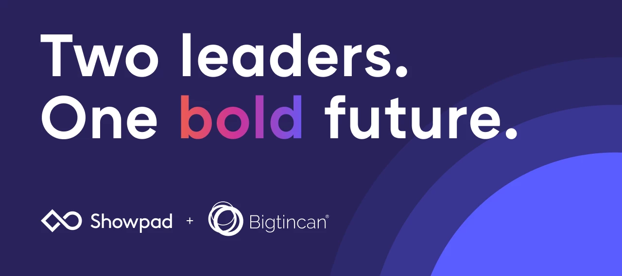 Exciting News! Showpad and Bigtincan are merging!
