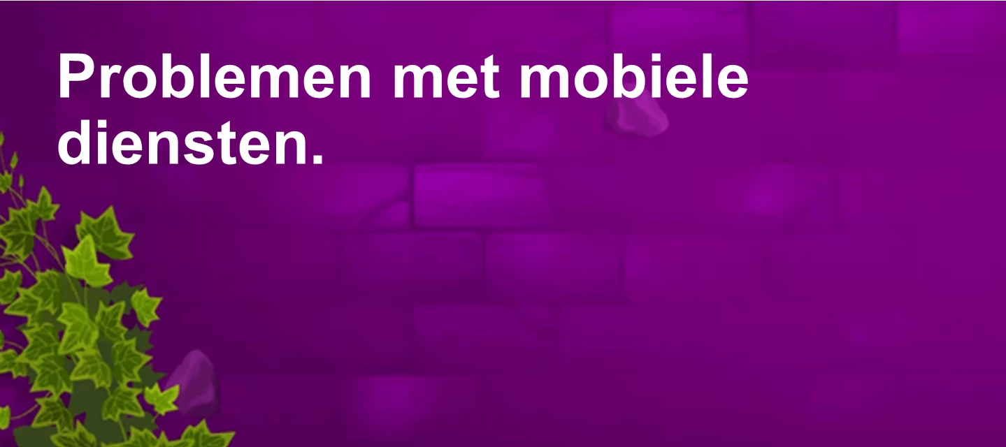 [DD-MM-2025] Problemen met mobiele diensten