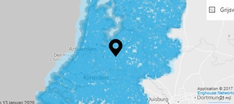Hoe kan ik de dekking op mijn locatie controleren?