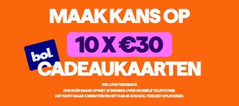 WINACTIE: Geef je mening en win €30,- bol.com tegoed!