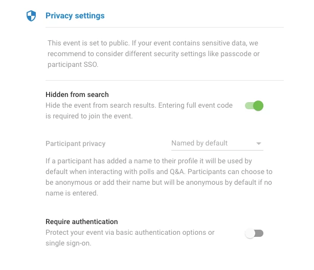 Participants Are Not Asked To Insert The Event Code Slido Community