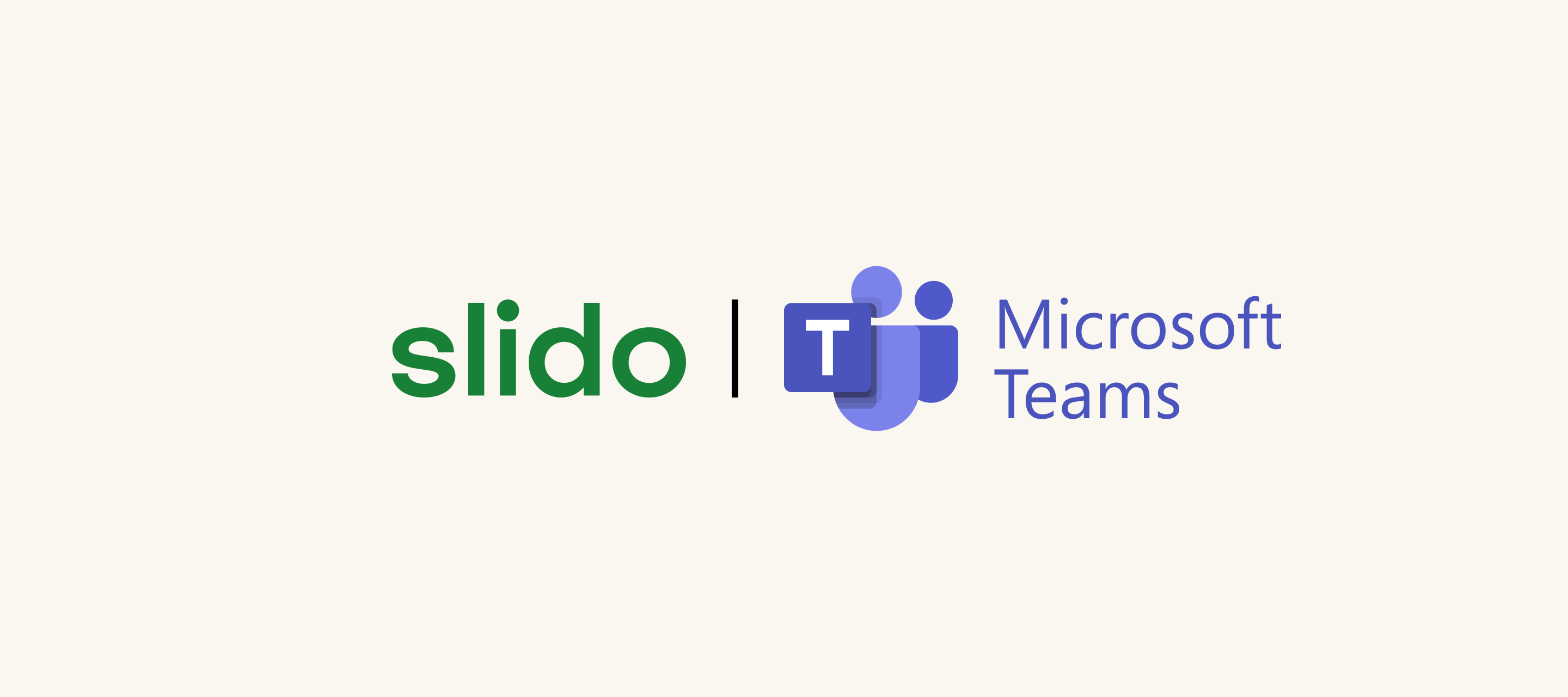 New pre-meeting and voting experience in Slido for Microsoft Teams