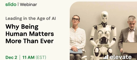 Join Slido Elevate on Dec. 2: Leading in the Age of AI