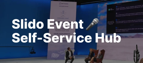 Introducing the Slido Event Self-Service Hub 💪