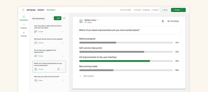 New Slido interface FAQs | Slido Community