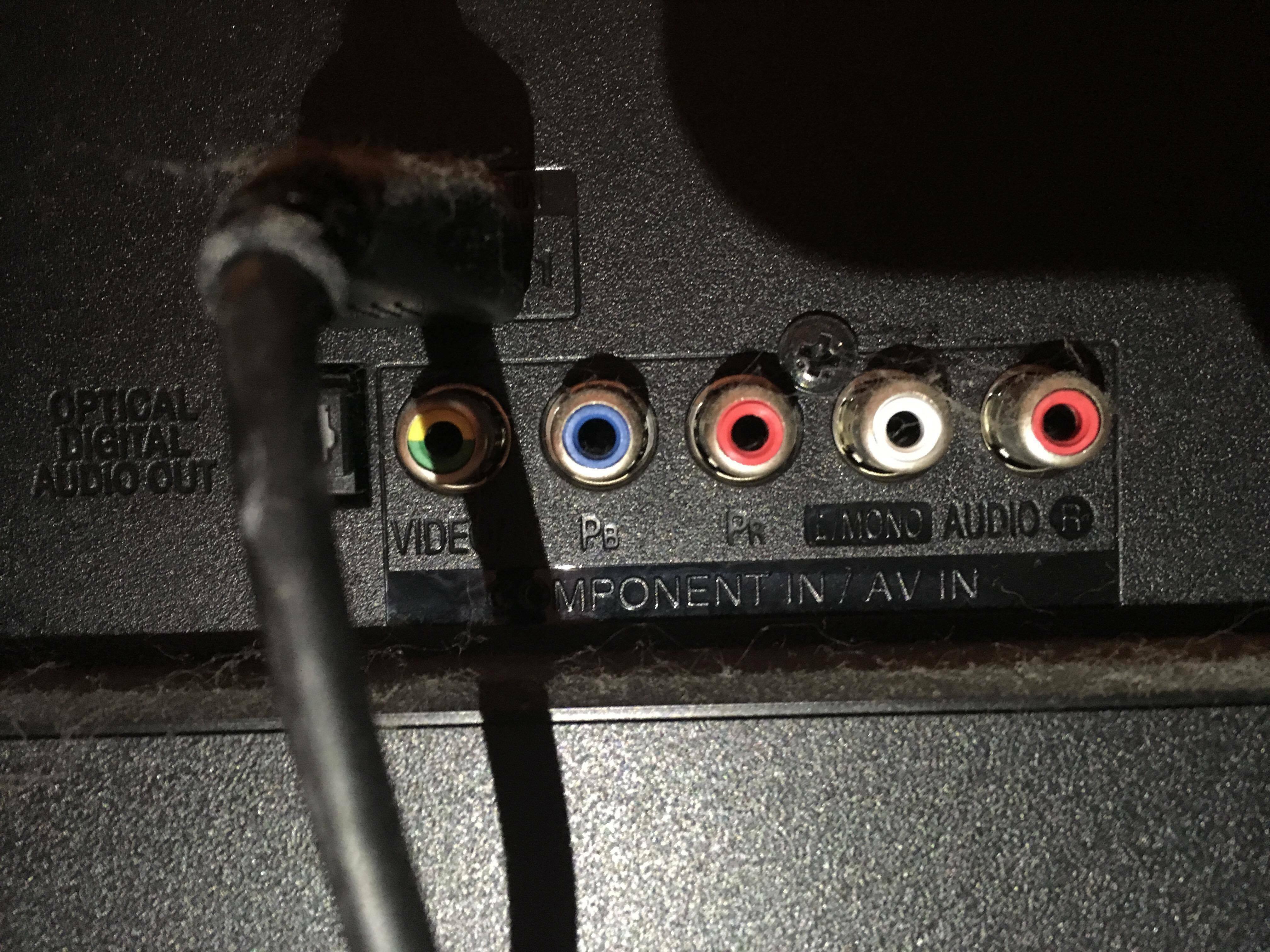 Lg Tv 32lb5600 Play5 Speaker Audio Issue Rca Y Cable Jack