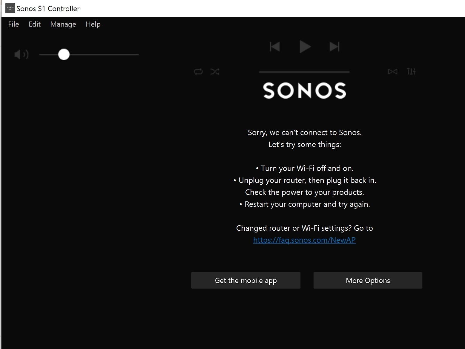 S1 System/App Windows 10 Laptop | Sonos Community