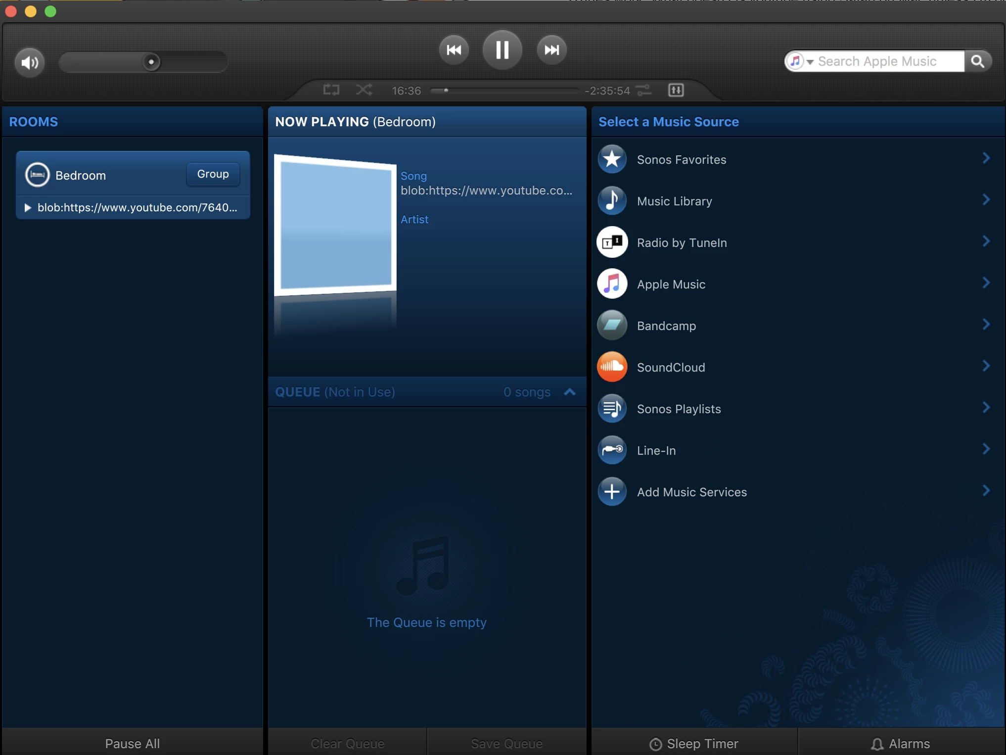 two sonos accounts on one wifi