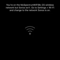 switching sonos to a new wifi network