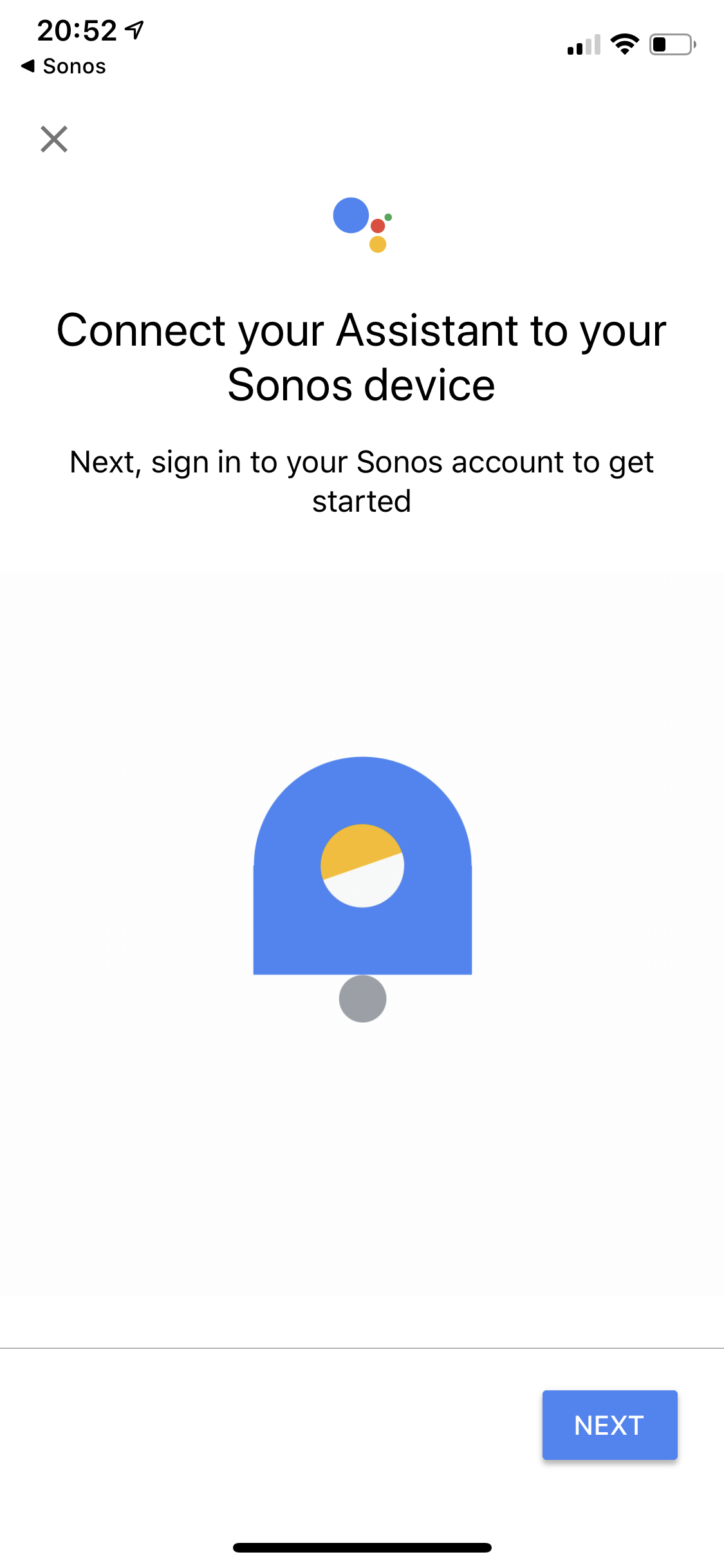 Unable to set google assistant | Sonos Community