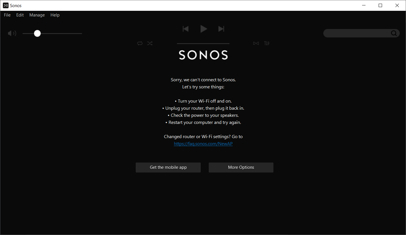 sonos software for windows 10