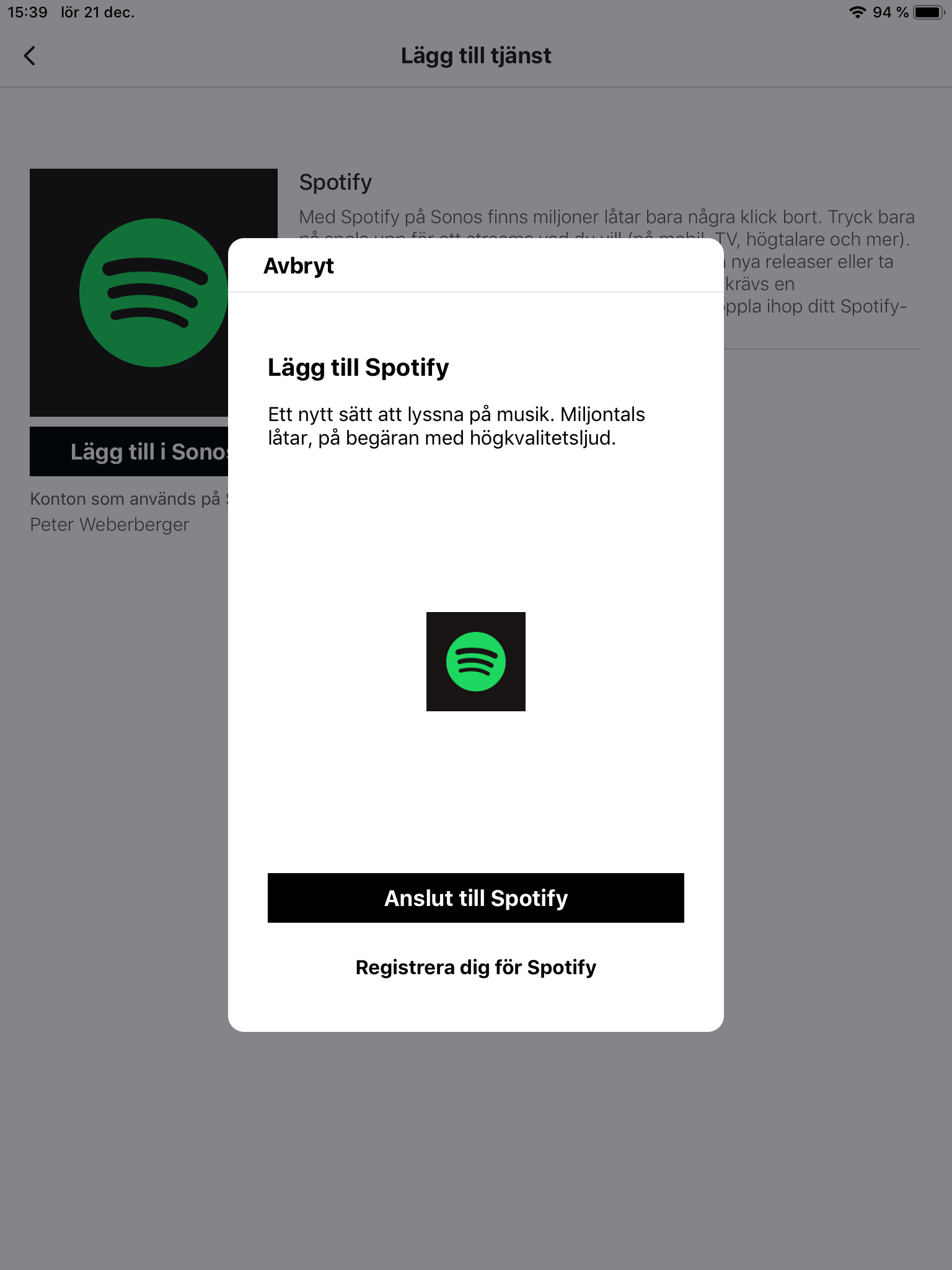 drivhus Afskedige fornærme problem with spotify family account | Sonos Community