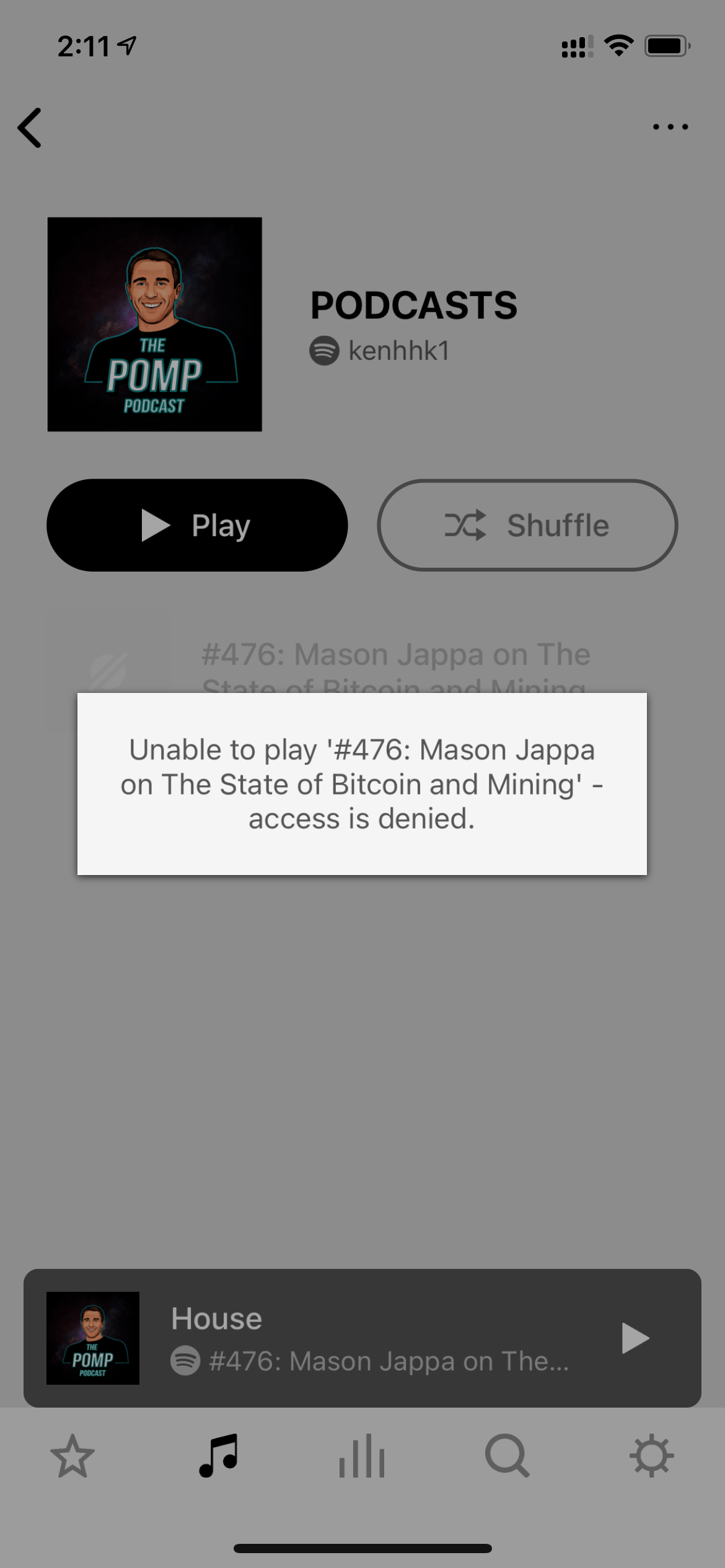 Encommium Whitney vaccination Can't play saved podcast, it shows in app but greyed out | Sonos Community