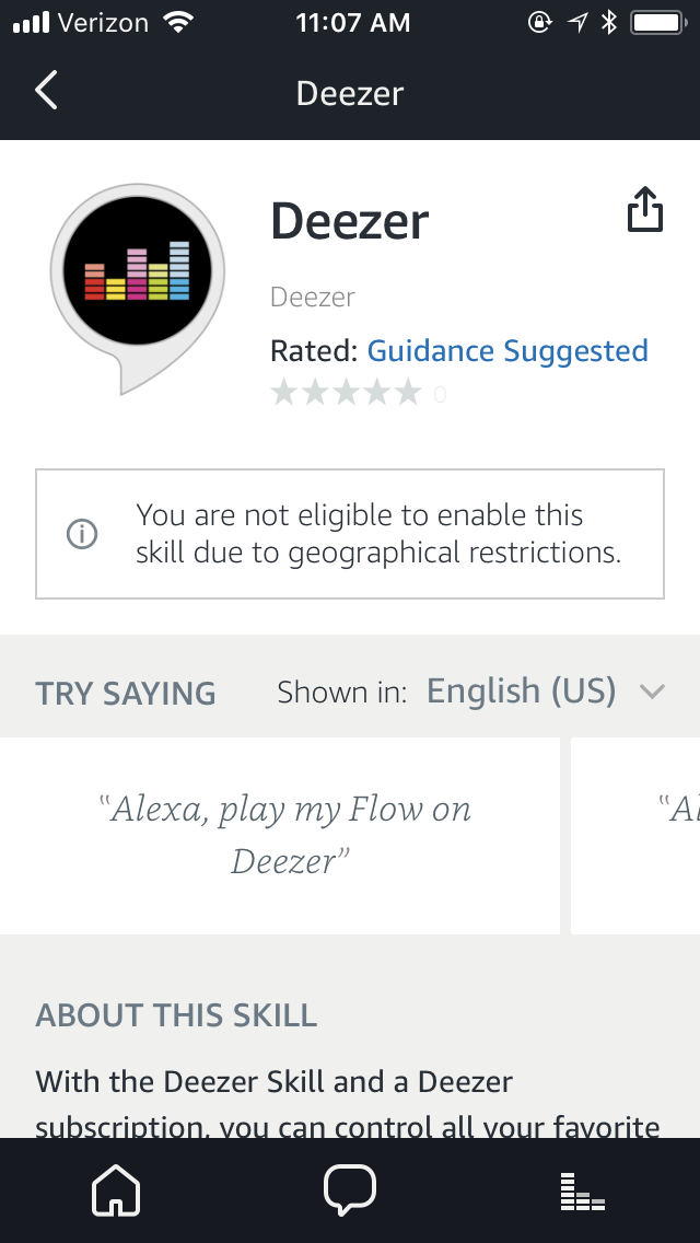 in Alexa app | Sonos