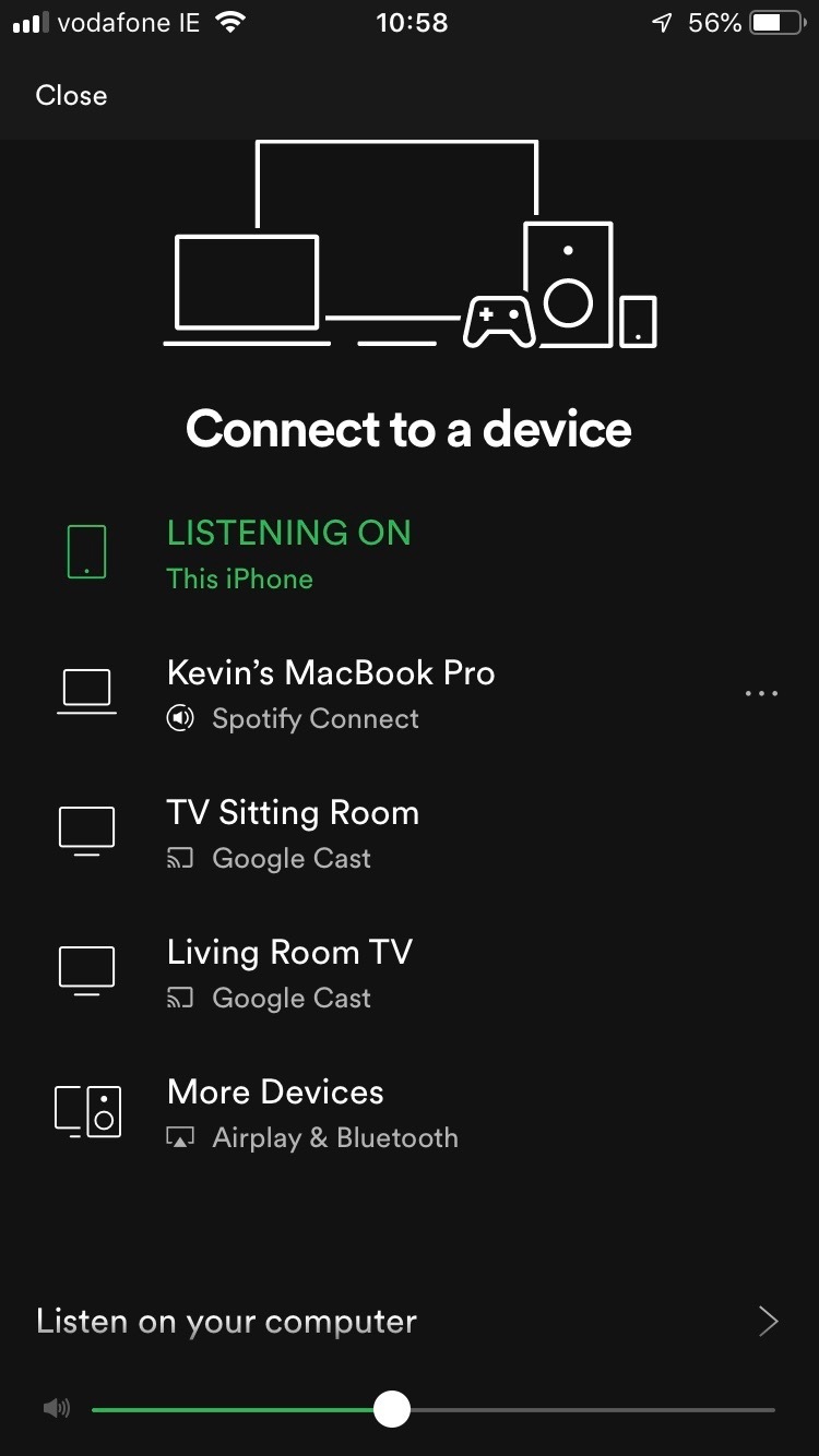 sonos airplay not showing