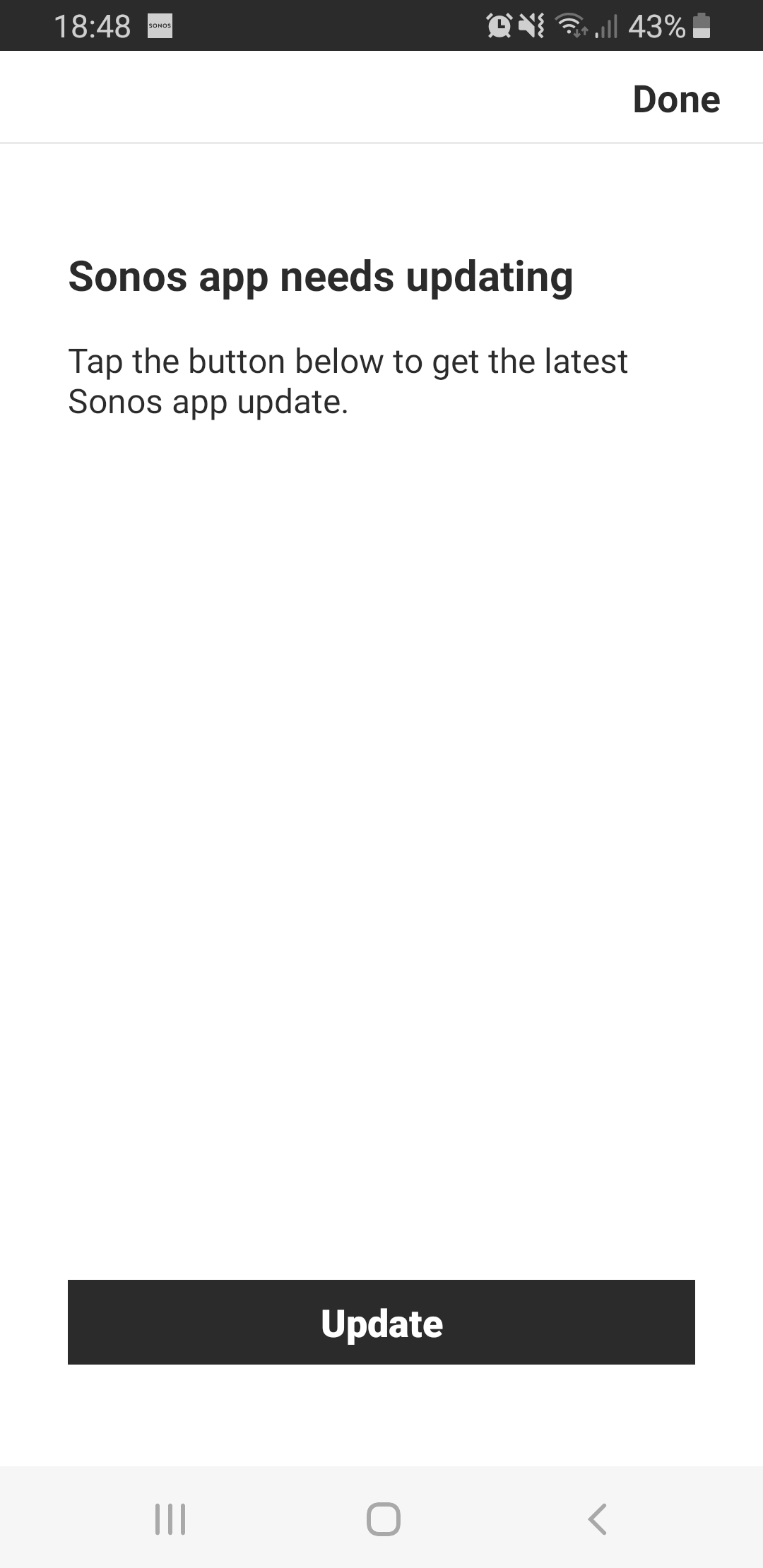 Android Sonos App Update stuck | Sonos Community