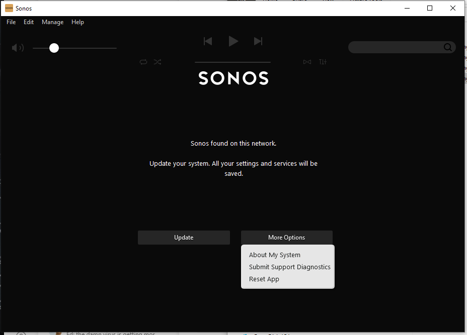 Here we again... | Sonos Community