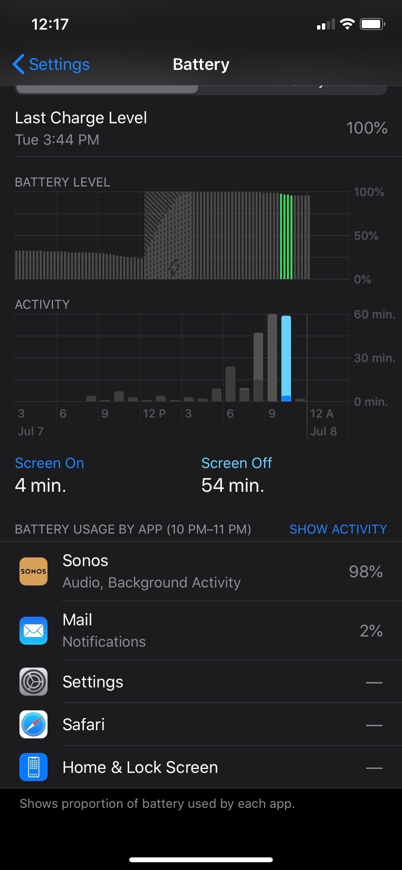 S2 app on iPhone drains my battery | Sonos Community