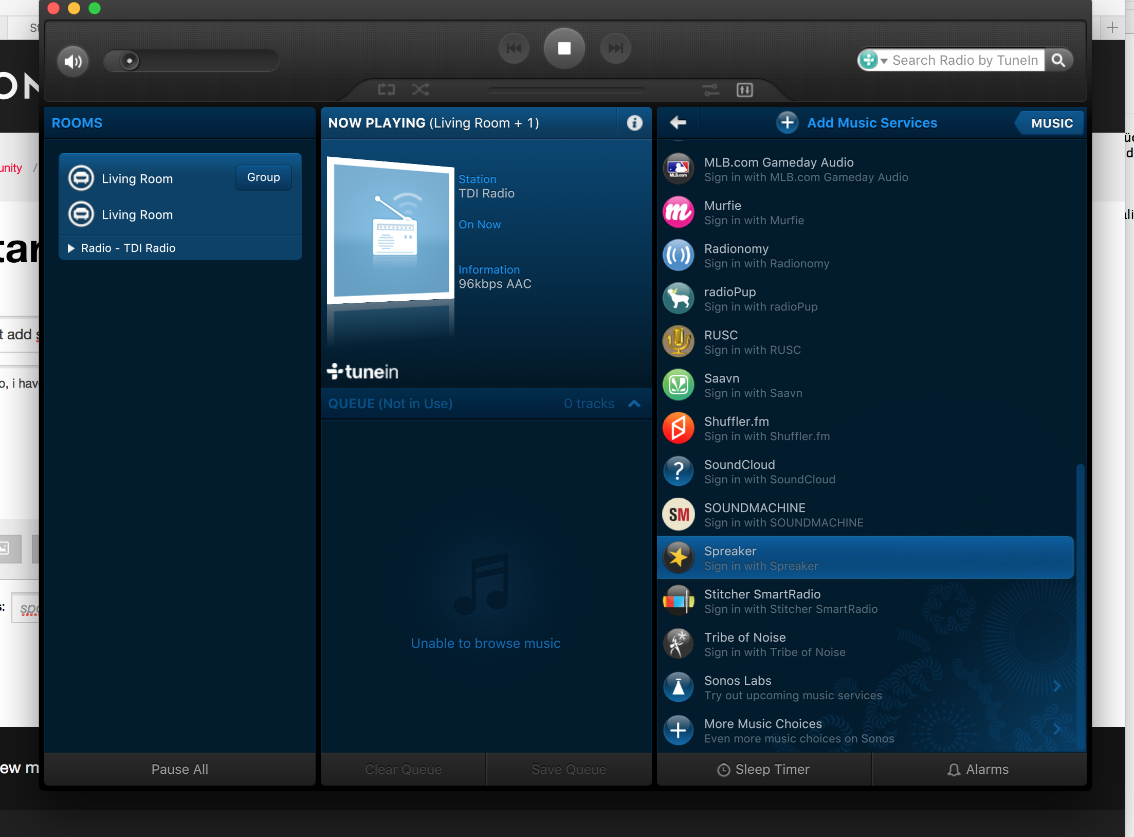 valgfri Windswept hæk cant add spotify in the sonos app on IOS and OSX | Sonos Community