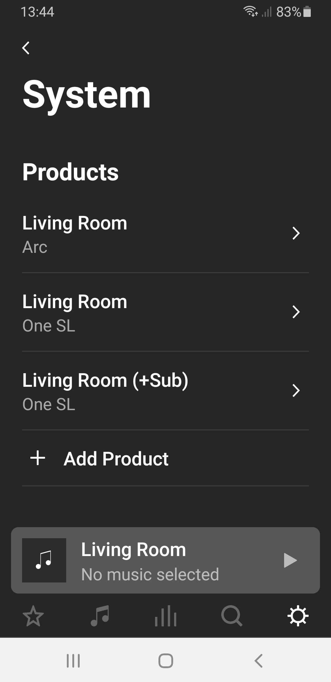 Sonos add a store room