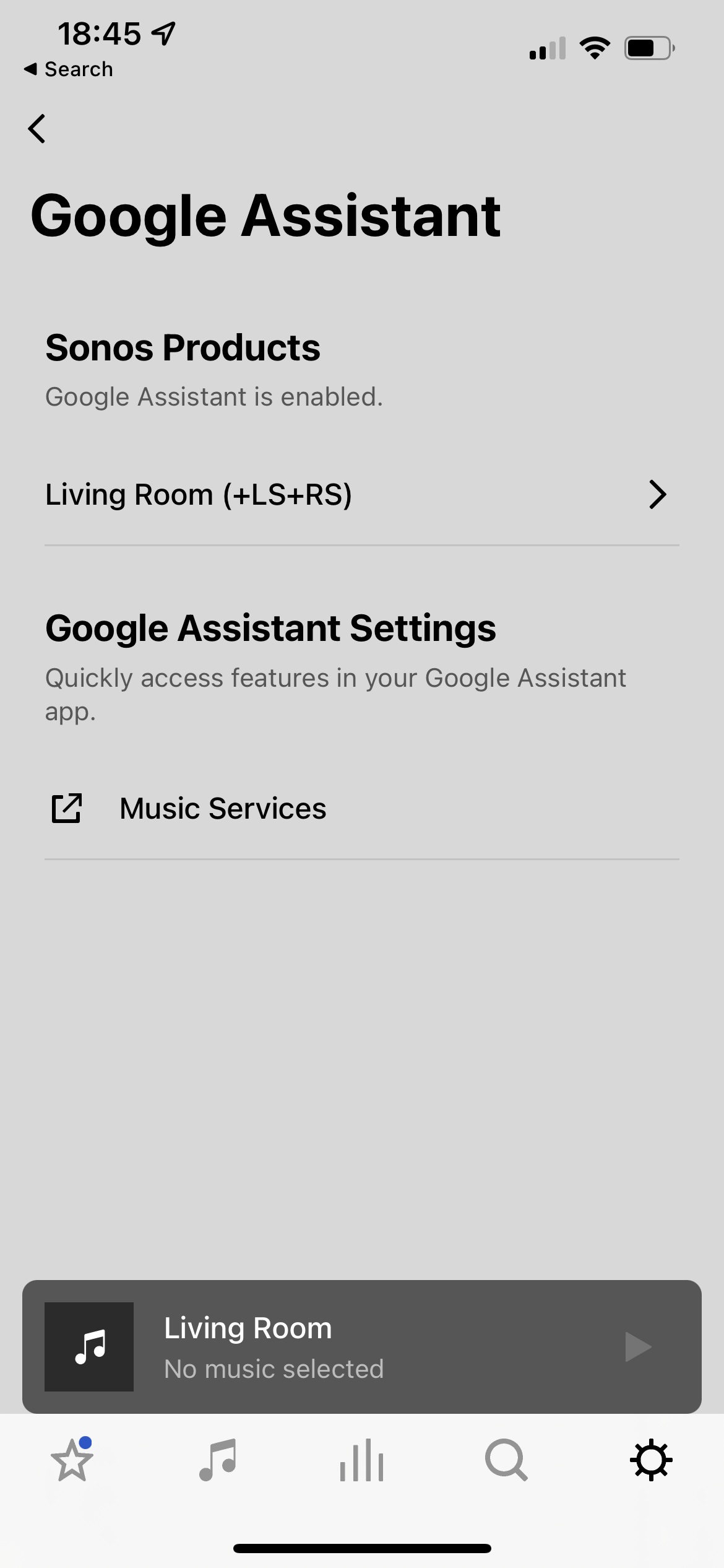 Sonos google best sale assistant voice match