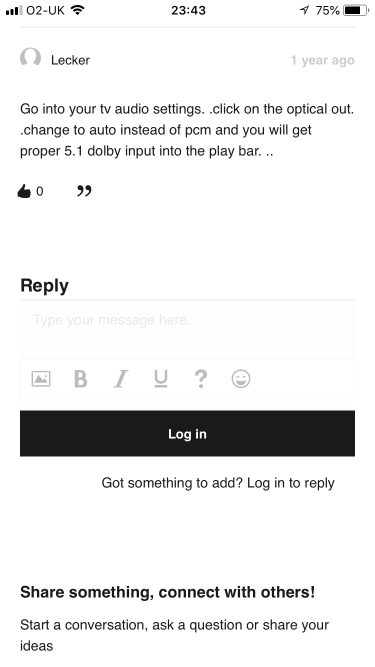 sonos playbar keeps cutting out