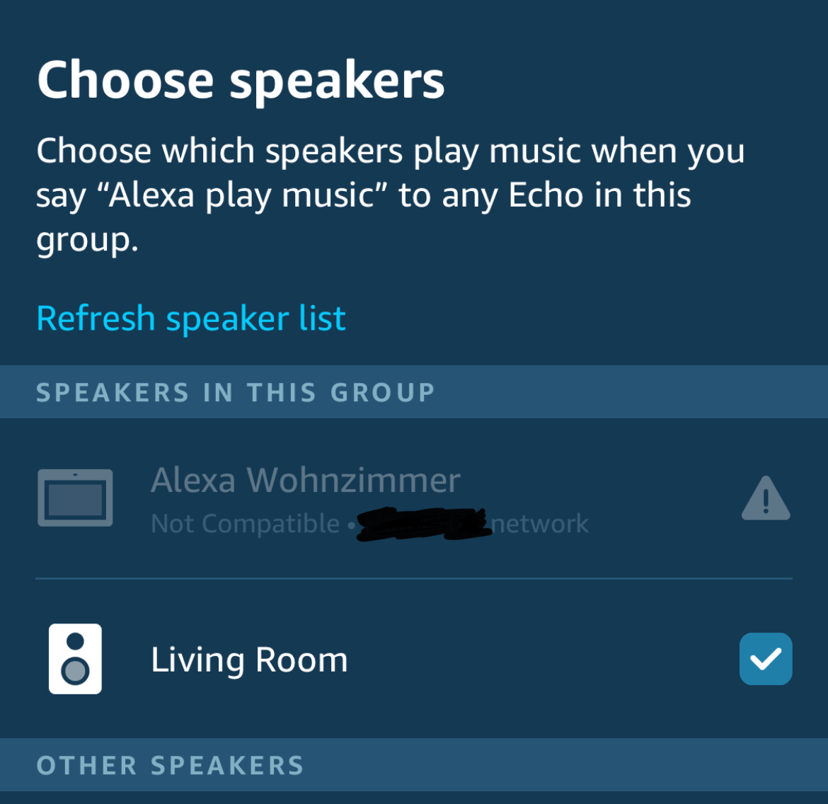 Alexa store spotify sonos