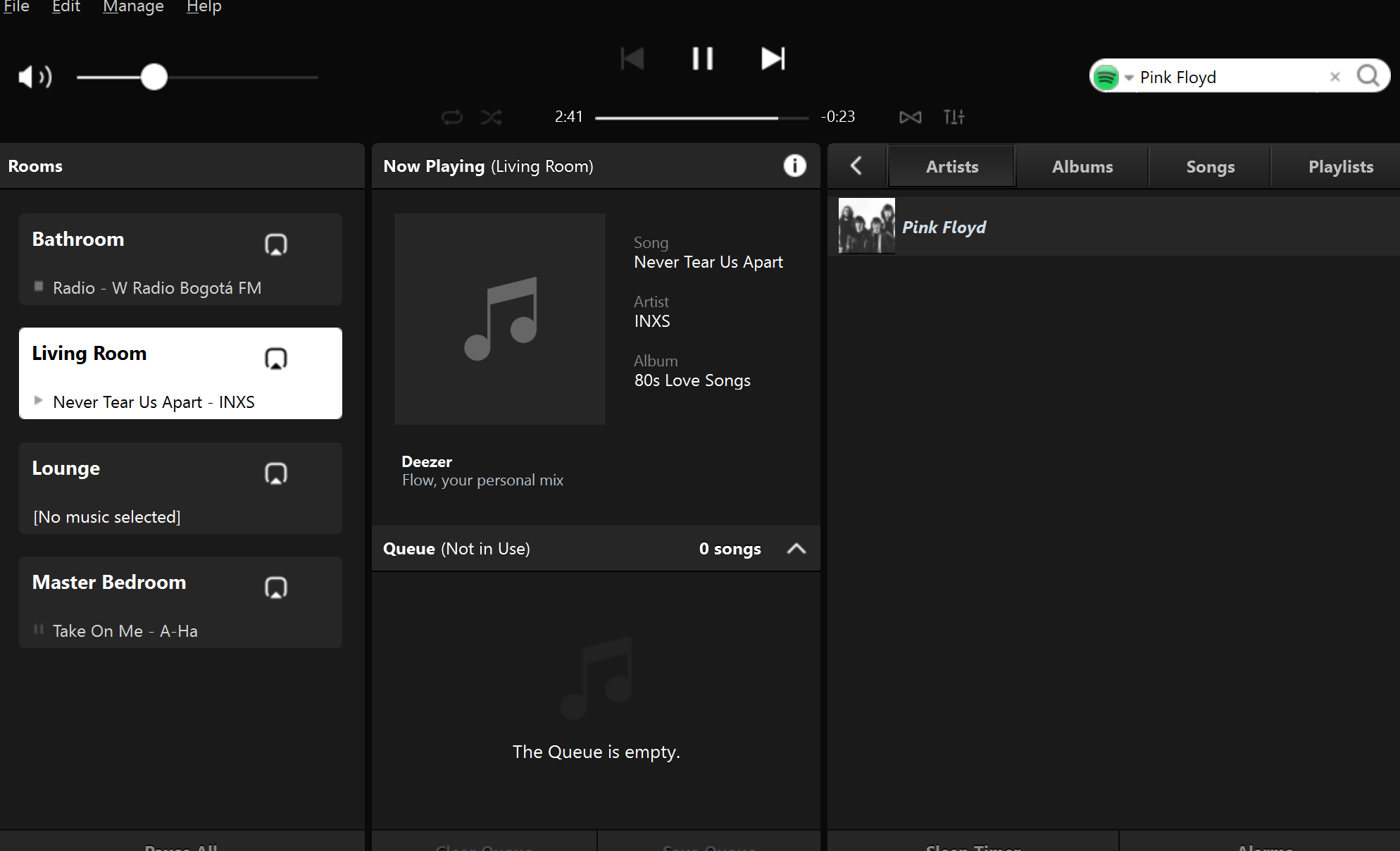 trouble searching songs deezer through the sonos S1 app | Sonos Community