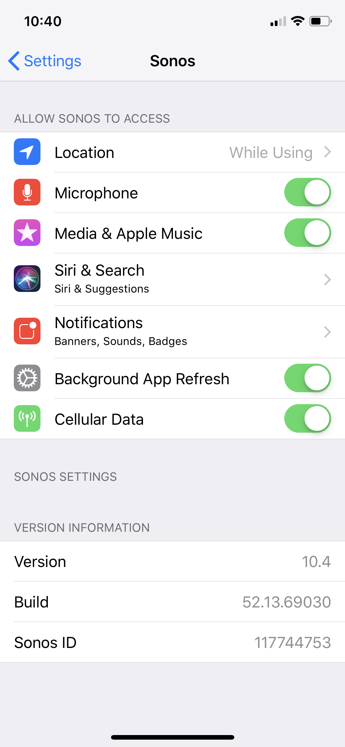 apple music through sonos